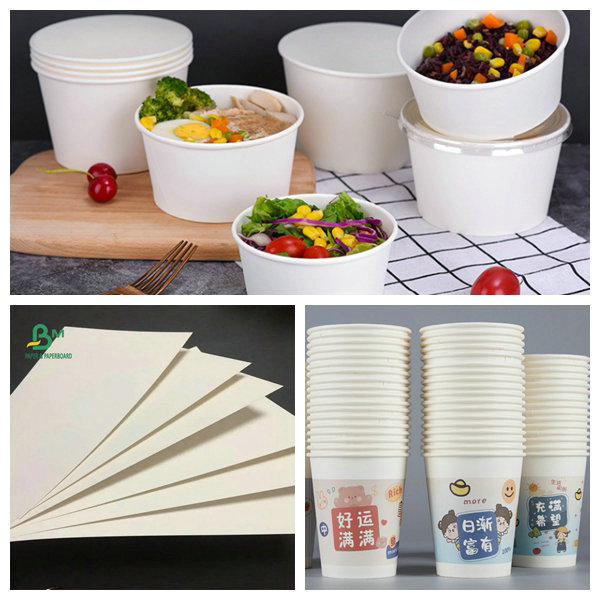 Nahrungsmittelgrad 260 + 15PE beschichtete weißen Karton Cupstock für Kaffeetasse