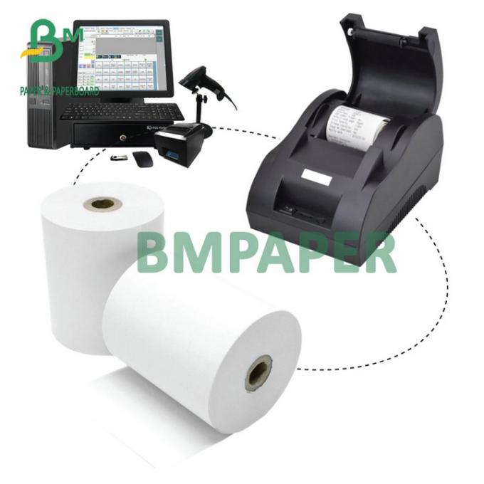 Registrierkasse-Thermopapier-Rolle 48g 55g hohe weiße für Positions-Maschine