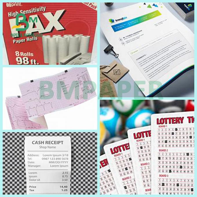 Registrierkasse-Thermopapier 65gsm 72gsm wasserdichtes für Supermarkt-Register