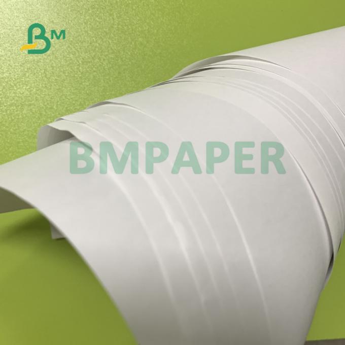 glattes weißes OberflächenThermopapier Rolls 77gsm 80sm für Logistik-Aufkleber