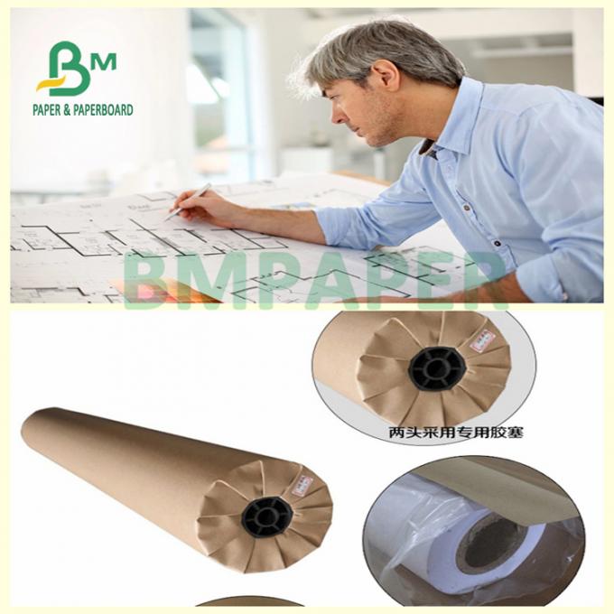 CAD-Plotter-Papier Rolls der hohen Temperatur 80gsm für technische Konstruktionszeichnung 508mm
