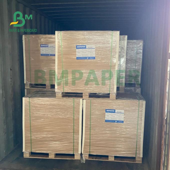 Weiß der Uniform-325gsm beschichtete hinteres Papier Kraftpapiers für verpackendes Brot 70 x 100cm