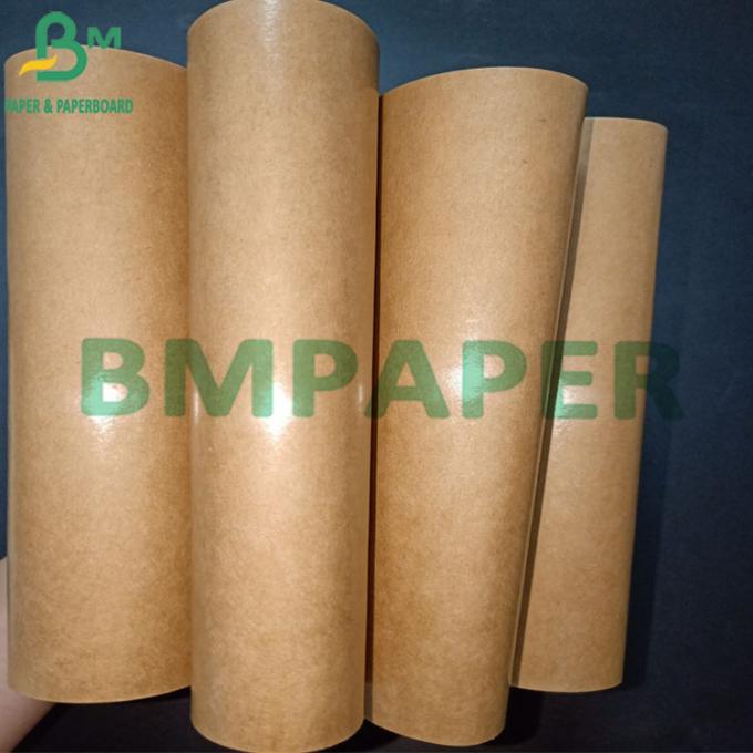 Beschichtungs-Nahrungsmittelgrad-Browns Kraftpapier Papel PET 12g 15g eins Seiten-Rolle für Nahrungsmittelverpackung (2)