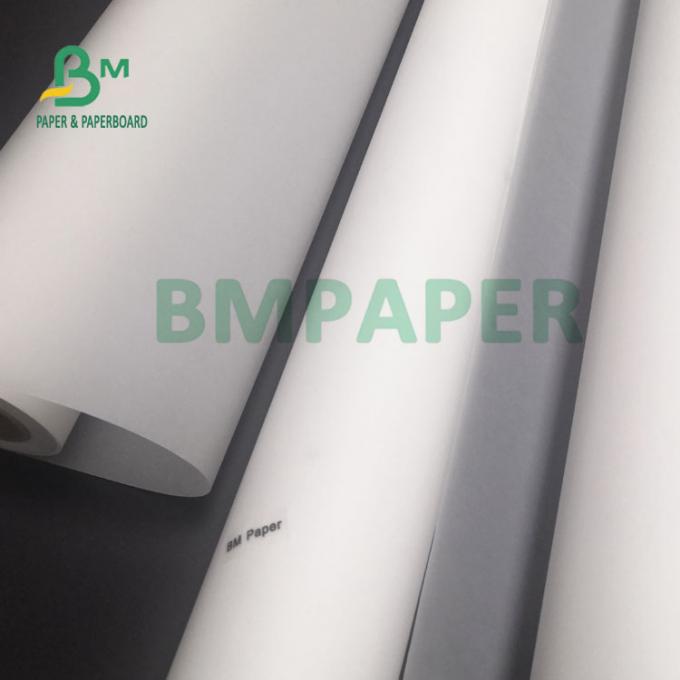 lichtdurchlässige weiße Papierrolle der Spur-80gsm für Skizzen-Malerei 20