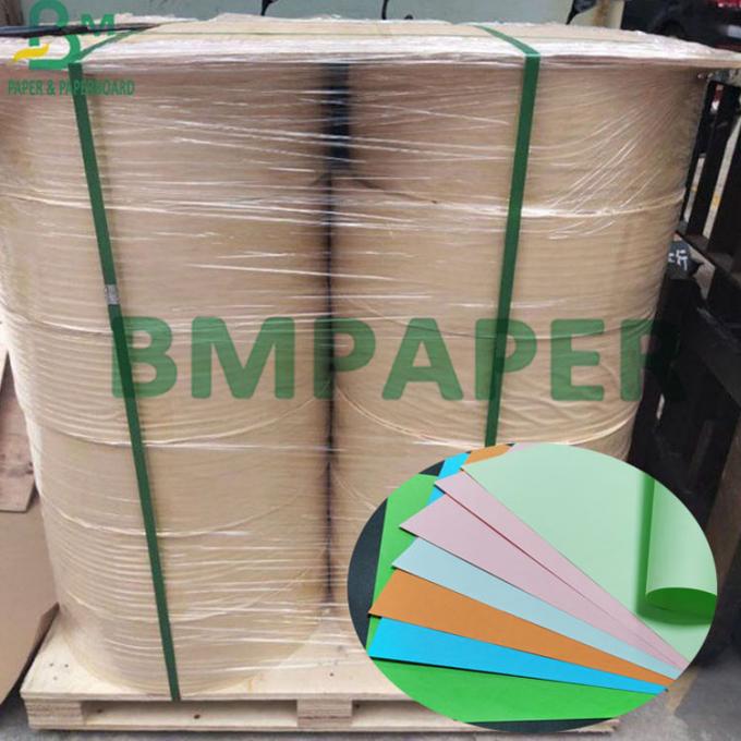 farbkarten-Papierverpackung der glatte Oberflächenfarbe80g erstklassige Neonvon Rolls
