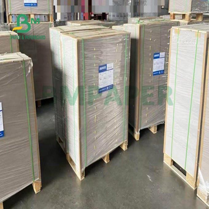 Ende 2 Seiten-Strohbrett mit grauer Rückseite des Glanz-1600gsm 508mm x 860mm