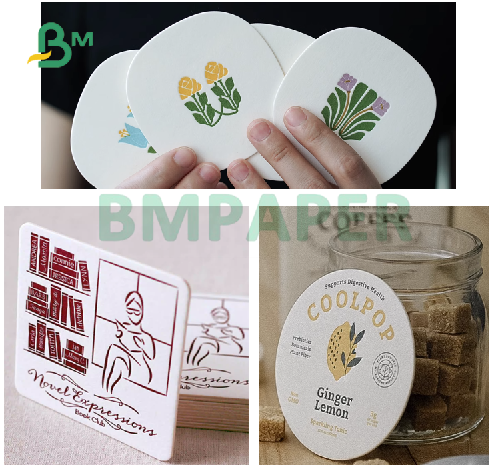 100% Primärweißes Bier Mat Board faser-1.2mm 1.4mm 1.6mm mit hoher Absorption
