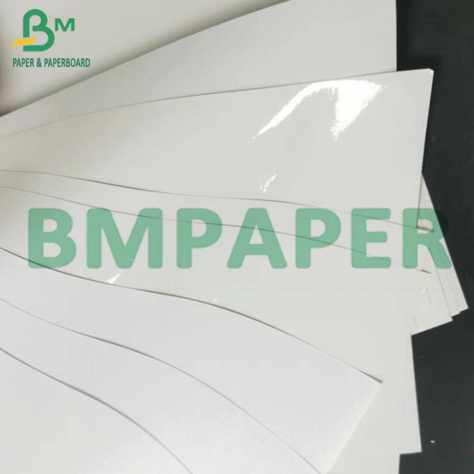 blich weißes Nassfestigkeits-Papier 80g 90g Bierflasche-Aufkleber Papel in den Blättern