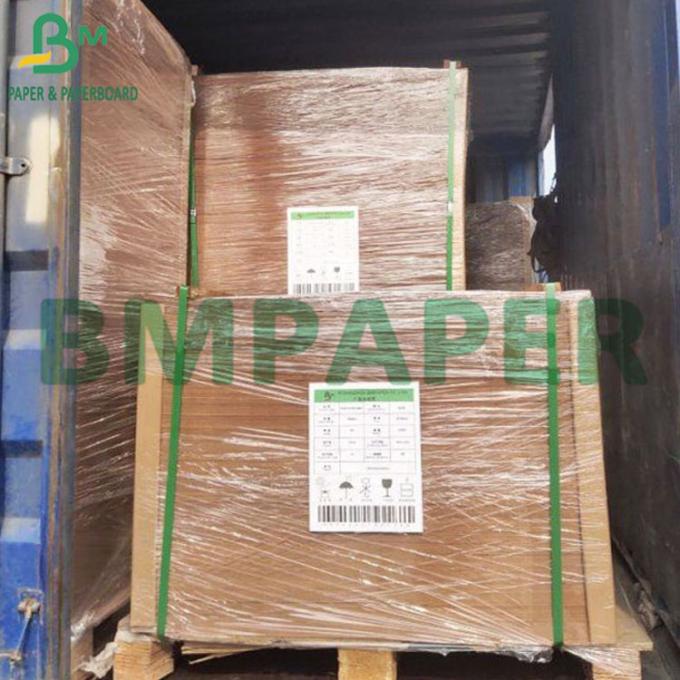 80lb umweltfreundliches Verpackenkraftpapier natürliches Brwon, das Kraftpapier (1) einwickelt