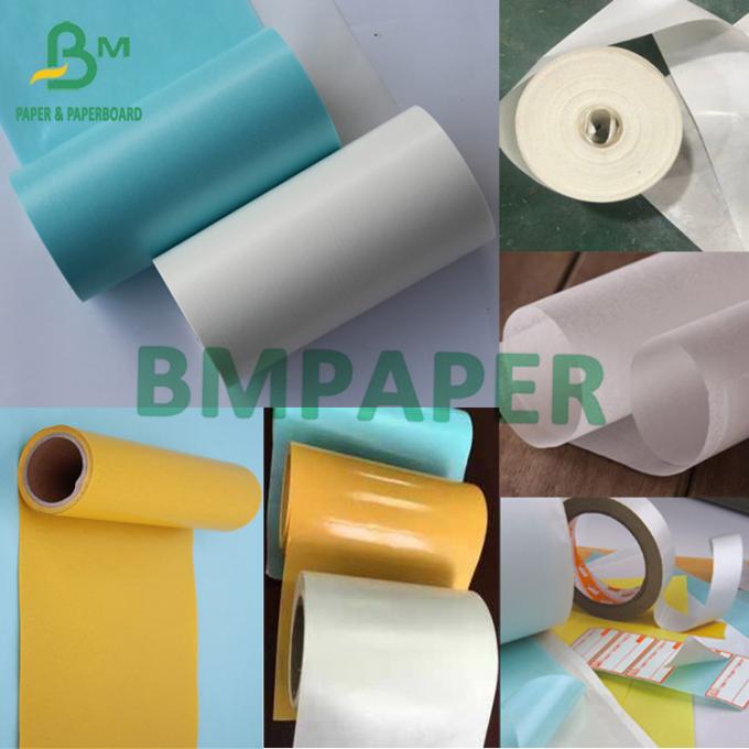 Pergamin-Papier zur Herstellung Widerstand der Aufkleber-Papier-Zwischenlagen-hohen Temperatur weißen gelben blauen 58g-120g