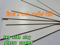 2 mm weißes, starkes, glattes und dickes 2 - Seiten-Ton-beschichtetes Karton für starre Kisten