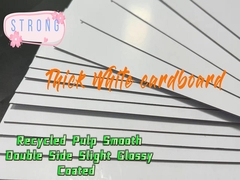 1.5mm Dicke Papierplatte Doppelseitiges weißes Karton für den Fotoraum