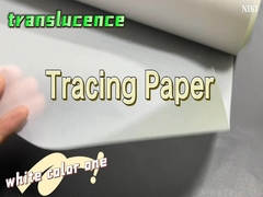 93gm leicht sichtbar durch recycelbares transparentes Papier