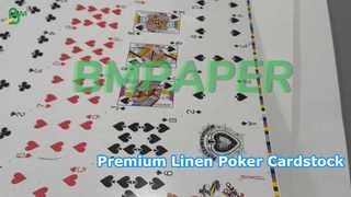 BMPAPER Premium Poker-Karton mit Leinenstruktur