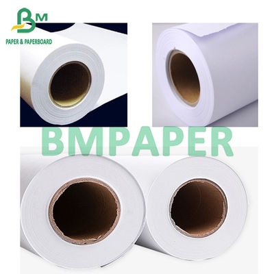 Weiße CAD-Plotter-Papierrolle 2&quot; Kern 24 Zoll breites X 500ft lange 2 Rolls pro Kästen