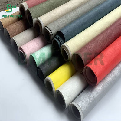 147cm Rolle Breite 0,55mm Abwasserlösliches PU Tyvek Papier für Frauen Taschen