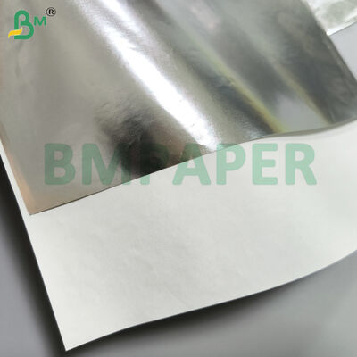 Bierflaschenetikett Basispapier eine Seite Silber & Gold eine Seite Weiß