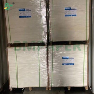 C1S One Side Glossy Bright White High Stiffness Cover Paper Board Sheets 
