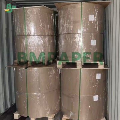 Gelbe Aufkleber Silikonbeschichtete Etiketten Glaspapier Jumbo Rollen