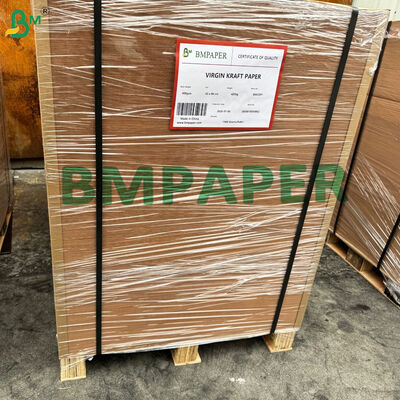 50lb 55lb Unbleached Kraft Paper Valve Cement Bag Paper 25kg Kraft Paper