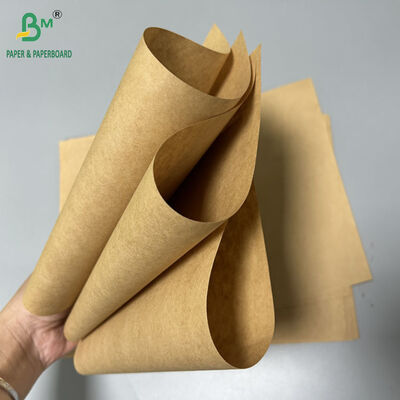 70 g/m² 80 g/m² braunes Sackkraftpapier aus Frischfasern für Einkaufstaschen 80 cm 90 cm