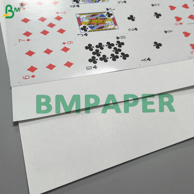 310 Gramm Leinen-Gedruckte Blau-Kern-Spielkarten-Stock Keine Durchsicht für High-End-Pokerkarten