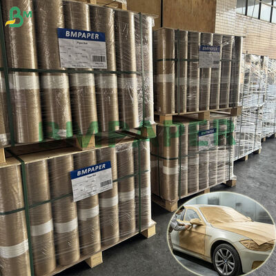 50 g/m² Kraft Sprühmaskierpapier für die Automobilmalerei, wasserdicht, 60 cm x 50 m