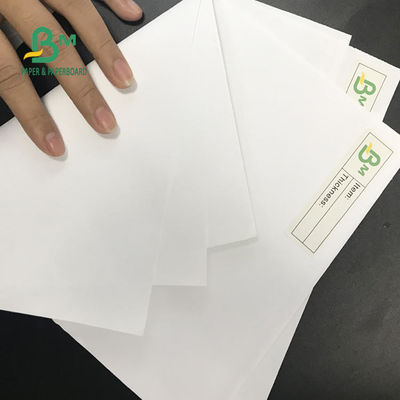 bedeckt unbeschichtetes einfaches weißes Holzfrei Offsetdruck-Papier 60G 70G 80G 90G 24 * 38&quot;