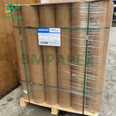 157gsm weißer Art Paper C1S C2S 54 Zoll breite X 210m Längen-3 Zoll Kern-