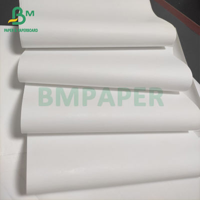 zermahlen weiße Rollenjungfrau des Thermopapier-48gsm Material für Empfangs-Positions-Maschine