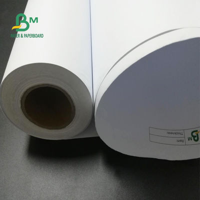 24&quot; x 150ft 92 Plotter-Papier-unbeschichtete Bondrolle 2&quot; der Helligkeits-20lb CAD Kern