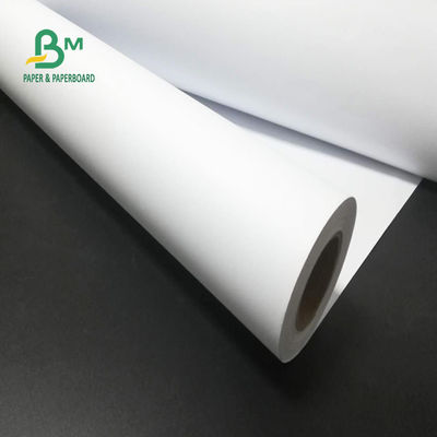 24&quot; x 150ft 92 Plotter-Papier-unbeschichtete Bondrolle 2&quot; der Helligkeits-20lb CAD Kern