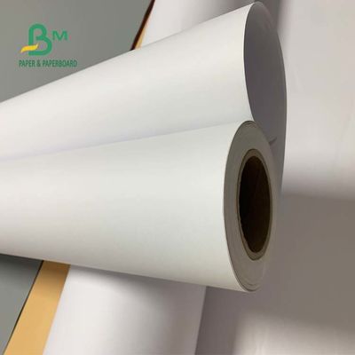 92 Helligkeit 24" Papier-unbeschichtete weiße Rolle x 300ft 20lb CAD Bond