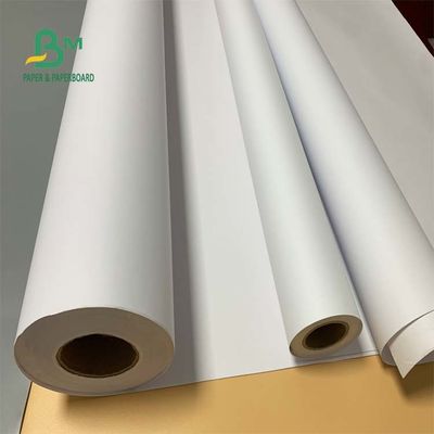 92 Helligkeit 24" Papier-unbeschichtete weiße Rolle x 300ft 20lb CAD Bond