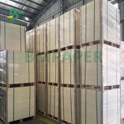0.7mm saugfähiger unbeschichteter Karton für trinkendes Küstenmotorschiff 79 x 109cm Elfenbein-Weiß