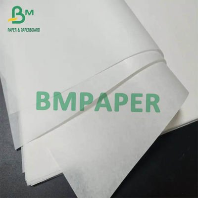 Kraftpapier-einzelner heller weißer Nahrungsmittelgrad 30gsm 40gsm MG fettdicht