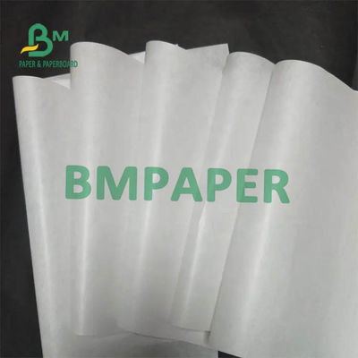 Kraftpapier-einzelner heller weißer Nahrungsmittelgrad 30gsm 40gsm MG fettdicht