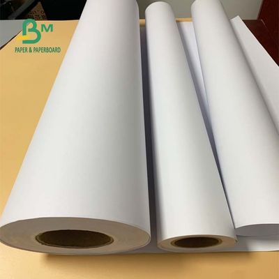 36&quot; Tinten-Jet Bond Paper Unbeschichtets CAD x 300ft 20lb Holzfrei Rolle 2&quot; Kern