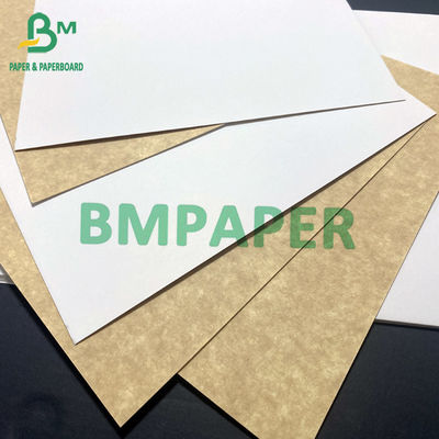 Weiße Kraftpapier Rückseiten-Seitenpappe 16PTS 20PTS eins für Kästen 90 x 125cm