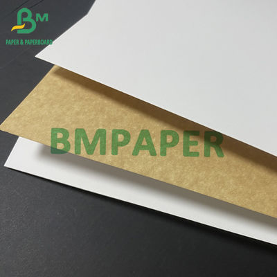 Weiße Kraftpapier Rückseiten-Seitenpappe 16PTS 20PTS eins für Kästen 90 x 125cm