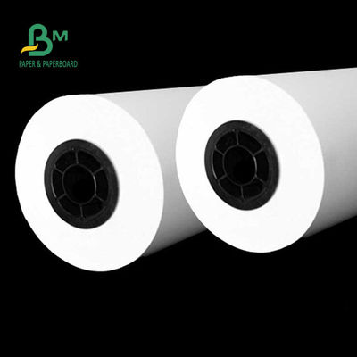 Plotter-Papier-Rolle 92% Weiße-80gsm, einfache Weißbuch-Rolle für CAD-Plotter 24&quot; X 150ft