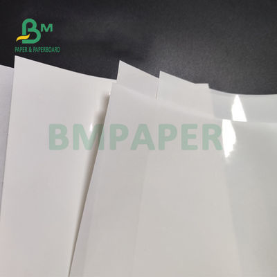 Glatter weißer klebender Aufkleber Papier-75gsm 80gsm für geworfene Seitenbeschichtung des Supermarkt-einer