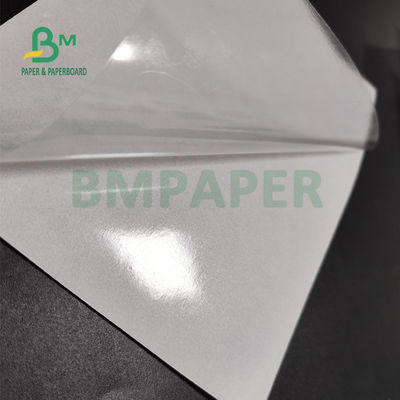 Glatter weißer klebender Aufkleber Papier-75gsm 80gsm für geworfene Seitenbeschichtung des Supermarkt-einer