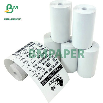 Hohes weißes Registrierkasse-Thermopapier rollen 48g 55g für Positions-Maschine