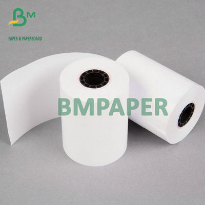 Hohes weißes Registrierkasse-Thermopapier rollen 48g 55g für Positions-Maschine