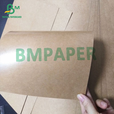 Einzelnes PET beschichtetes Schalen-Vorrat-Papier, Brown-Kraftpapier-70g + PET 15g Nahrungsmittelgrad