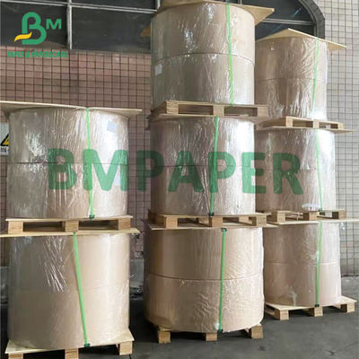 Einzelnes PET beschichtetes Schalen-Vorrat-Papier, Brown-Kraftpapier-70g + PET 15g Nahrungsmittelgrad