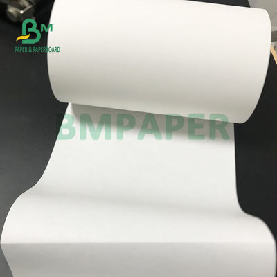 Glatte weiße Thermopapier-Oberflächenrolle 77gsm 80gsm für Logistik-Aufkleber