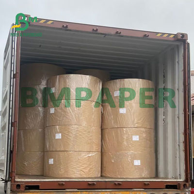 Packpapier-Rolle Nahrungsmittelgrad-Browns Kraftpapier PET 300g + 15g Beschichtung für das Verpacken