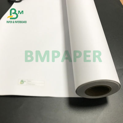 914mm x 100m Seiten des Tintenstrahl-20lb Bondpapier-zwei weiß für Entwurfs-Schilderung